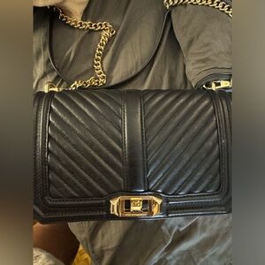 LAST CHANCE!! Rebecca Minkoff
Chevron quilted love crossbody bag